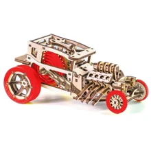 Деревянный конструктор "Hot Rod" Time for Machine T4M380303 (Красный): undefined undefined