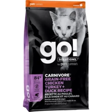 Сухий корм для котів та кошенят GO! Carnivore Grain Free Chicken, Turkey + Duck Recipe Cat Formula - Гоу! з курятиною, індичкою та качкою 7.3 кг (815260005272): Тип Сухой корм