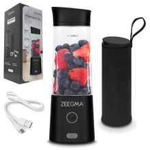 Блендер Zeegma Vitamine Go Black: Мощность, Вт 300