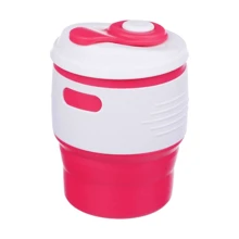 Силіконовий стакан з кришкою Tonna Barrel Raspberry 350 мл (TH_BARREL_RASPBERRY): Тип термостакан