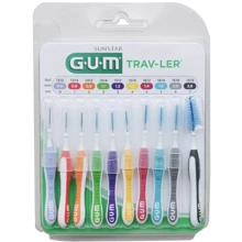 GUM TravLer Mixed Pack Набор межзубных щеток 10 шт: Вид Интердентальная