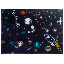 Папка-конверт MAXI Space А5 на кнопці (MX32013-02): Тип Папка для тетрадей