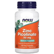 Now Foods Zinc Picolinate 50 mg 120 Veg caps (NOW-01552): Тип Цинк