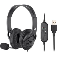 Навушники 2E CH13 Over-Ear USB Black (2E-CH13SU): Тип конструкції повнорозмірні