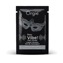 Пробник Жидкий вибратор Orgie Sexy Vibe! High Voltage, 2 мл, эффект мурашек + очень мощная вибрация: Форма выпуска Жидкий вибратор