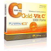 Olimp Gold-Vit C 1000 Forte Витамин С 30 капсул: Форма выпуска Капсулы