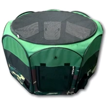 Сумка-манеж для животных Croci Fence Fast & Easy зеленая / хаки 116х116х71см (C2058797): Производитель Croci