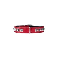 Ошейник круглый Hunter Rocky Petit 27 кожаный 16 мм 20-24 см красный (4016739464743): Производитель Hunter