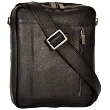 Чоловіча сумка планшет Borsa Leather чорна (104521-black): Стать Чоловік