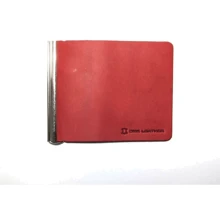 Жіночий затиск для грошей DNK Leather червоний (DNK Зажим Spring + col.H): Стать жіночий
