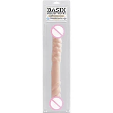 Двойной фаллоимитатор BASIX 16, 38x3.8 см, телесный: Назначение Для двойного проникновения