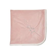 Плед Twins Double Soft Powder Pink велюр 90x90 (1411-TDS-24): Производитель Twins