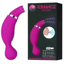 Вібростимулятор із вакуумною стимуляцією ROMANCE - Pecker, MC-22: Для кого Для жінок