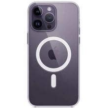 Чехол для iPhone TPU Silicone Case with Animation & MagSafe Clear for iPhone 14 Pro Max: Цвет прозрачный