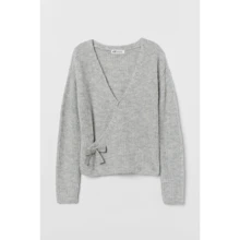 Пуловер H & M 7851880 158-164 см світло-сірий: Тип Пуловери