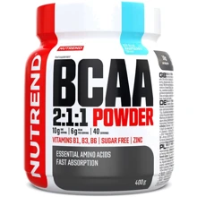 Аминокислота для спорта Nutrend BCAA 2:1:1 Powder 400 g / 40 servings / ice blue raspberry: Вкус Голубая малина