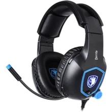 Наушники Sades SA-905 Dazzle Black/Blue (sa905bku): Тип конструкции полноразмерные
