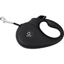 Поводок-рулетка Collar L для собак до 50 кг, 5 м Черный: Тип шнура Лента