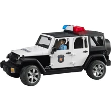 Джип Поліція Wrangler Unlimited Rubicon з фігуркою поліцейського, 1:16, Bruder (02526): Виробник Bruder