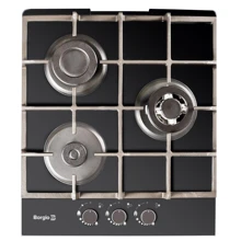 Варочная поверхность газовая Borgio 4111-17 (Black Glass): Расположение панели Фронтальное