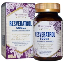 ReserveAge Nutrition Resveratrol 500 mg Ресвератрол 60 капсул: Вид Неферментные