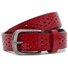 Ремінь жіночий Borsa Leather червоний (CV1ZK-040r-red): Стать Женский