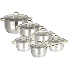 Набор кастрюль Maestro MR-2106 (12пр золото): undefined undefined