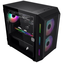 Корпус 1STPLAYER D3-3F2-PLUS Black: Форм-фактор материнской платы Mini-ITX