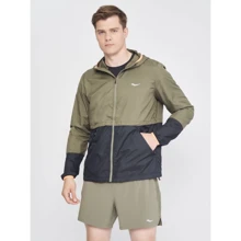 Вітровка Saucony Packaway Jacket (800281-RF) 46 (S) хакі демісезон з капюшоном: Вид Ветровки