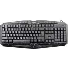 Клавіатура Frime Magma Black USB RUS/UKR (FLK19500): Підключення дротове