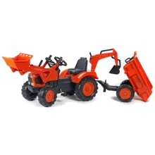 Детский трактор Falk Kubota на педалях Красный (2090Z): Вид трактор