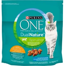 Сухой корм Purina ONE Dual Nature для взрослых кошек с курицей 6x1.4 кг (12425096): Тип Сухой корм
