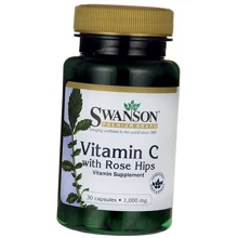 Swanson, Vitamin C with Rose Hips 1000 mg 30 caps (SWA-11251): Тип Витамин C