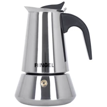 Кавоварка RINGEL Coffeol на 4 чашки (RG-12000-4): Колір нержавіюча сталь