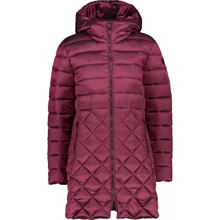 Куртка CMP Woman Parka Fix Hood 31K3026-H921 42 (34) бордовая зимняя с капюшоном: Сезон Зима