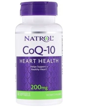 Natrol Co-Q10 200 mg 45 Softgels Коэнзим CoQ10 (Убихинол): Тип Коэнзим