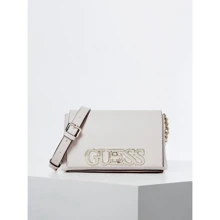 Жіноча сумка через плече Guess Uptown Chic біла (HWVG7301780-WHI): Стать жіночий