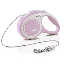 Поводок-рулетка Flexi New Comfort Cord размер XS 3 м до 8 кг розовый (2700): Тип шнура Трос
