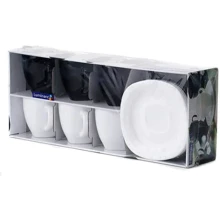 Чайный cервиз Luminarc Carine Black/White 12 предметов (D2371): Наименование Чайный сервиз 12 пр.