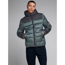 Куртка Jack & Jones 12481160 46 серая зимняя с капюшоном: Вид Куртки