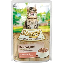 Влажный корм Stuzzy Cat Salmon в соусе со вкусом лосося для котов 4+1 набор 5х85 г: Тип Влажный корм