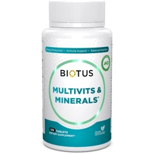 Biotus Multivits & Minerals Мультивитамины и минералы 120 таблеток: Тип Комплексные