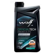 Моторна олива WOLF OFFICIALTECH 0W20 LS-FE 1Lx12: Тип Синтетическое