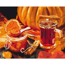 Картина по номерам Brushme Осенний чай 40x50 см (BS52636): Производитель Brushme