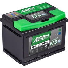 Autopart Galaxy 62Ач EFB Srart-Stop (ARL062-EFB): Ёмкость, Ач 62