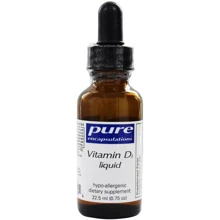 Pure Encapsulations Vitamin D3 liquid 22.5 ml Вітамін D3 рідина (PE-01069): Тип вітамін D