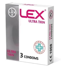 Презервативи LEX Ultra thin 3 шт: Тип Ультратонкі