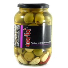 Оливки Corbi Aceituna Gordal deshuesada 835 г (WT2893): Вес нетто 835 г