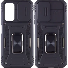 Чехол для телефонов Mobile Case Camshield Army Ring Black for Xiaomi Redmi Note 11 (Global) / Note 11S: Совместимость Xiaomi Redmi Note 11 (Global) / Note 11S