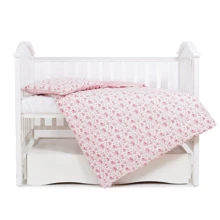 Сменная постель Twins Romantic Spring collection Flower Power, розовый/пудра (3 эл) (3024-RS-25): Тип постельный комплект
